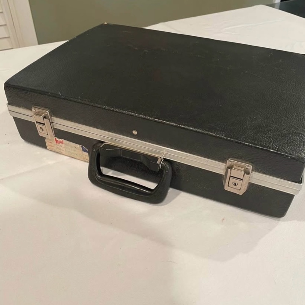 Briefcase Keys Hard-side Locking Attache Case Security Business Office Luggage